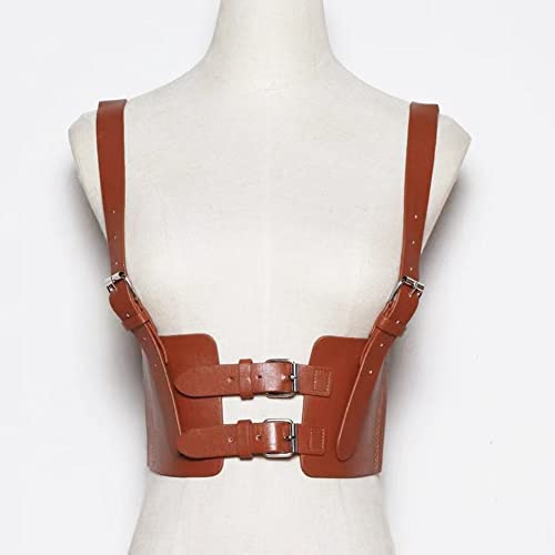 Leather Harness Women Waist Belts PU Leather Body Chain Belt Accessories Belt Adjustable Gothic4
