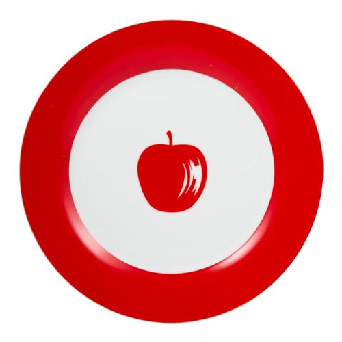 Plato llano 4 pzs porcelana benetton fruits rojo