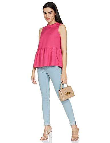 Image of VERO MODA Women's Solid Straight T-Shirt