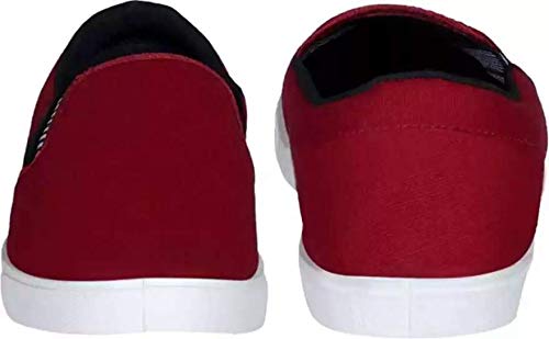 Image of BRUTON Men's Running Sport Shoes | Sneakers | Loafers Yoga Shoes | Shoes for Hiking - Pack of 2, Size-6 Black