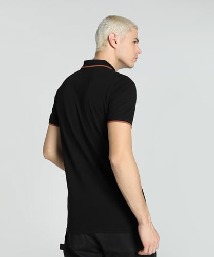 Image of Puma Men's Solid Slim Fit T-Shirt