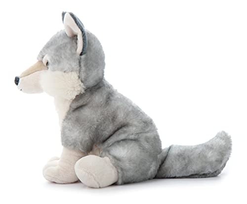 The Petting Zoo Wolf Stuffed Animal, Gifts For Kids, Wild Onez Zoo Animals, Grey Wolf Plush Toy 12 Inches #TOP5