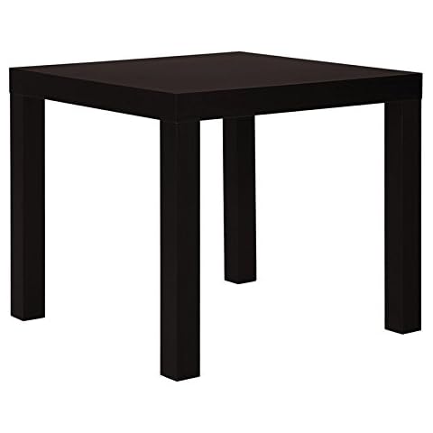 Ameriwood Home Modern End Table, Wood, Espresso, 20 in x 17.7 in (D x W x H) Cover