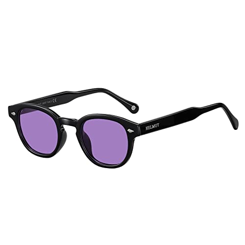 H Helmut Just Gafas De Sol Mujer Hombre Depp Style Polarizadas Pequeñas Retro Redondas Panto Ligero En Material Tr90 Y Plantilla In Acetato H Helmut Just Gafas De Sol Mujer Hombre Depp Style Polarizadas Pequeñas Retro Redondas Panto Ligero En Material Tr90 Y Plantilla In Acetato