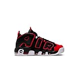 Black / University Red / White Nike Air More Uptempo `96