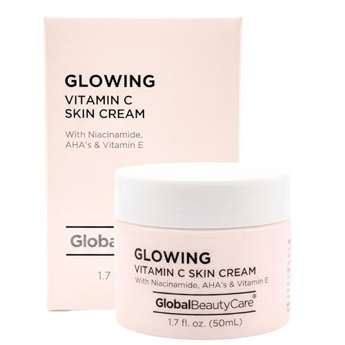 Global Beauty Care Glowing Vitamin C Skin Cream - Radiant Face Moisturizer to Improve Appearance of...