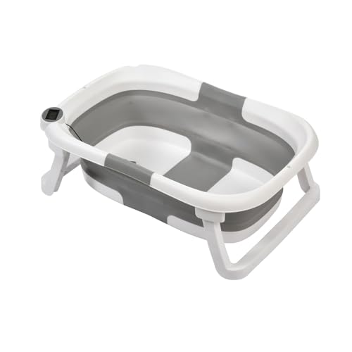 Banheira de Bebê Dobrável Ultracompacta Cinza Galzerano