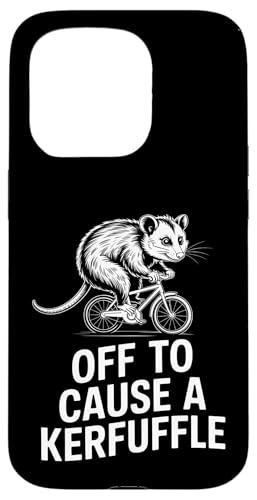 Funny Possum Bicycle Kerfuffle ����Ȍ��t �X�}�z�P�[�X iPhone 15 Pro �p