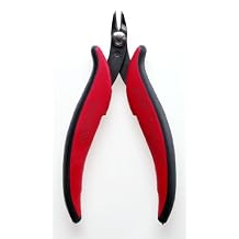 Hakko CHP TR-20-M Micro Soft Wire Cutter, Flush-cut, 2.0mm Hardened Carbon Steel Construction, 21-Degree Angled Jaw, 8mm Jaw Length, 20 Gauge Maximum Cutting Capacity