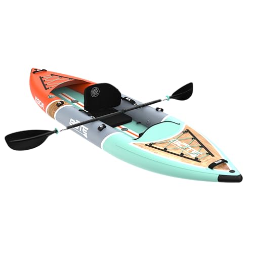 Image of BOTE Koda Aero Inflatable Kayak Packable for Single Rider Adults Kids Family Friendly Blow Up Fishing MAGNEPod Compatible, Multiple Sizes