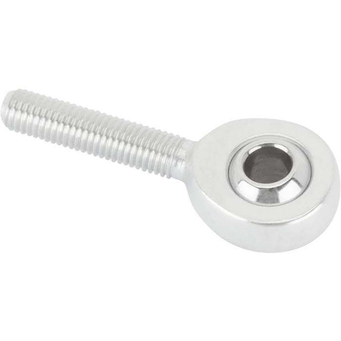 Precision Carbon Steel LH Male Heim Joint Rod End, 1/4 Inch