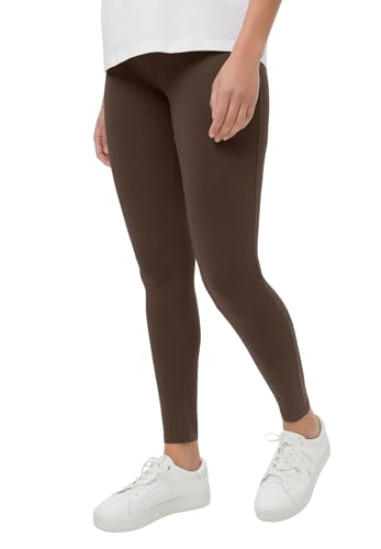 ellos Plus Size Leggings - 5X, Chocolate