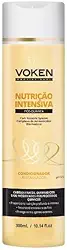 Voken Condicionador Nutrição Intensiva Pós-Química Restaurador para Cabelos Fracos e Danificados 300ml
