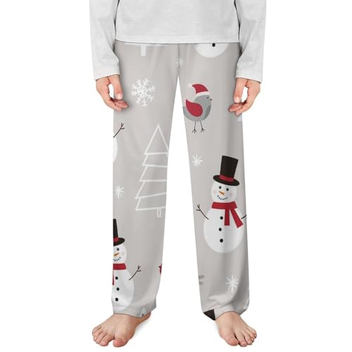 Christmas Gray SnowmanChildren's Casual Pajamas110CM