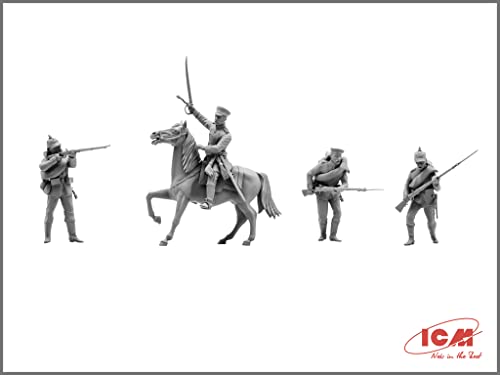 Kit de modelo plástico ICM Infantería Prusiana 1:35 miniatura 3