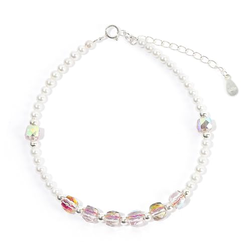 HANGINTHERE Crystal Pearl Bracelet for Women, 7 Inch by HANGINTHERE - Used condition - US$20.81