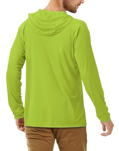 Image of Roadbox Mens Fishing Sun Hoodie, Long Sleeve UPF 50+ UV Protection Shirts