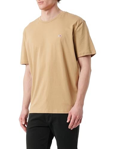 Tommy Jeans Homme TJM Xslim Jaspe HTR Tee Ext Dm0dm20363 T-Shirt S/S, Beige (Relic Tan Heather), 5XL Grande Taille EU Tommy Jeans Homme TJM Xslim Jaspe HTR Tee Ext Dm0dm20363 T-Shirt S/S, Beige (Relic Tan Heather), 5XL Grande Taille EU