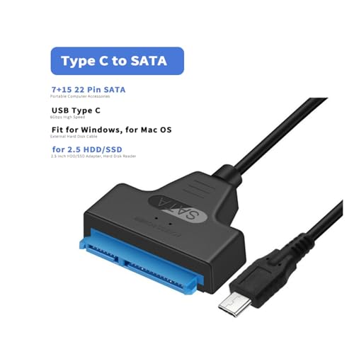 Cable SATA a USB 3.0/2.0 para disco duro externo 2.5" 50 cm miniatura 2