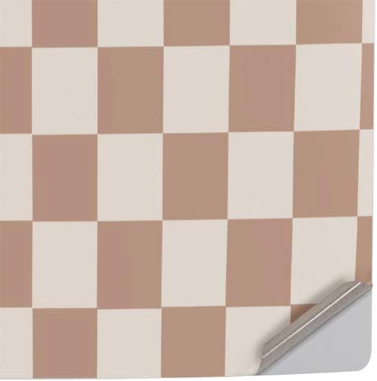 Skinit Decal Gaming Skin Compatible with PS5 Pro Console - Neutral Checkered Design