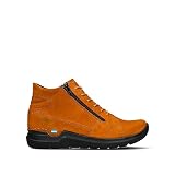 Wolky Why Womens Comfort Ankle Boots - Lightweight PU Outsole - Outside Zipper for easy Entry - Full
