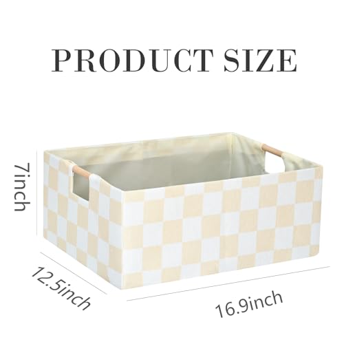 Image of Storage Bin for Shelves Rectangle Closet Baskets Foldable Box with Handles, Gray Storage Bins, Storage Boxes for Home Office Car Dormroom