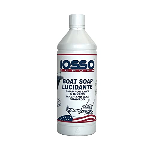 Iosso Boat Soap Lucidante, Shampoo Lava Incera per imbarcazioni, 1000 ml