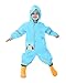 Adorel Kinder Regenanzug Regenmantel Einteiler Wasserdicht Blau Eule 92 EU (Herstellergröße S)