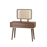 Solution de rangement spacieuse : cette coiffeuse présente une grande capacité et un design de compartiments bien organisés, vous permettant de classer et de stocker efficacement vos essentiels de beauté