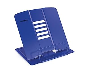 HERMA Blue Metal Adjustable Cookbook Holder