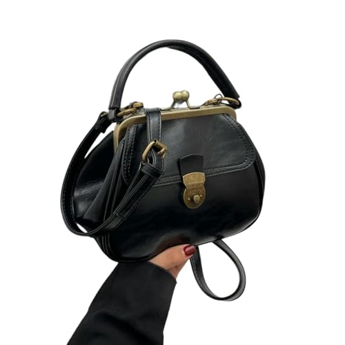 XYNM Sac À Main PU pour Femmes-Noir