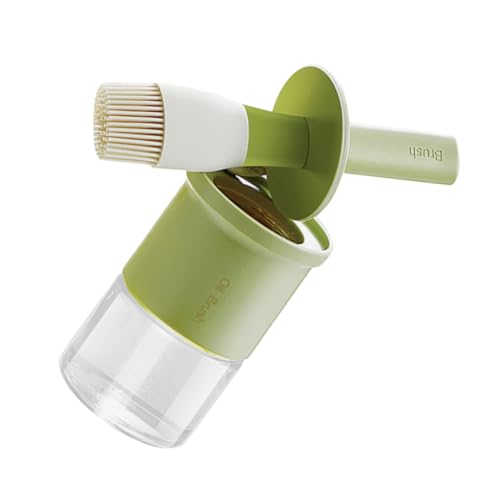 JOINPAYA Basting Brush with Silicone Bristles and Oil Bottle High-temperature Resistant Pastry Brush for Bbq and Baking for Marinades Sauces and Oils