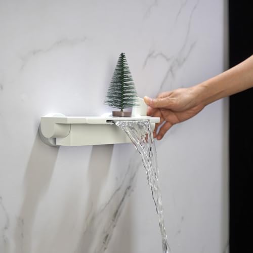 Robinet de bain cascade en laiton mitigeur mural double commande - 7