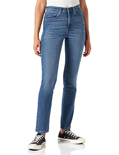 Wrangler Slim Jeans para Mujer, Airblue, 38W / 32L