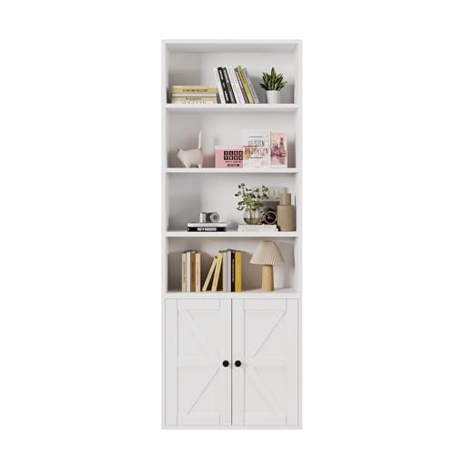 LEADZM Küchenschrank Hochschrank, Badezimmerschrank Vitrinenschrank Buffetschrank Badschrank für Küche, Wohnzimmer, Esszimmer, 60 x 23,5 x 180 cm (2 Türen) LEADZM Küchenschrank Hochschrank, Badezimmerschrank Vitrinenschrank Buffetschrank Badschrank für Küche, Wohnzimmer, Esszimmer, 60 x 23,5 x 180 cm (2 Türen)