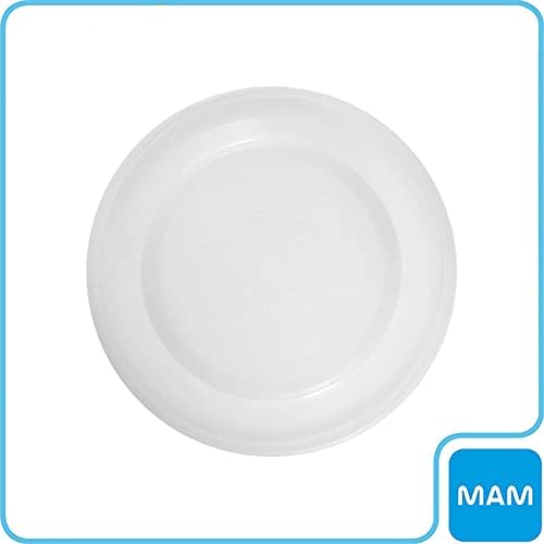 MAM Sealing Discs Pack of 3, Baby Bottle Sealing Discs for Hygienic Breast Milk Storage, Suitable for MAM Bottles and Trainer Bottles, Newborn Essentials