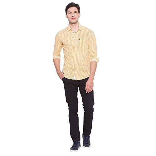 Image of Spykar Men's Checked Slim Fit Shirt