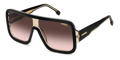 Carrera FLAGLAB 14 Black Beige/Brown Shaded Blue Mirror 62/11/145 Unisex Sonnenbrillen