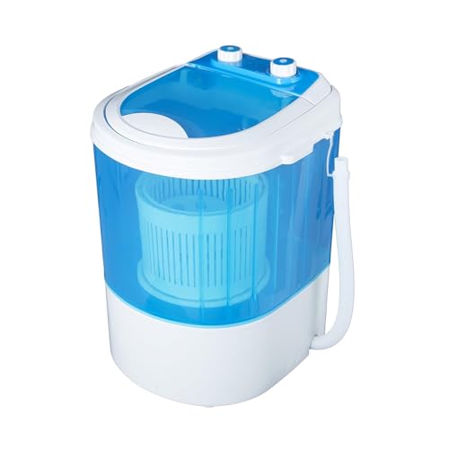 Image of 3 Kg pOrTaBlE MiNi tOp lOaDiNg wAsHiNg mAcHiNe, FoLdAbLe bUcKeT WaShEr wItH MoDeS, sInGlE PeRsOn uSe mObIlE WaShInG & SpIn dRy fOr bAbY ClOtHeS, tRaVeL, lIgHtWeIgHt