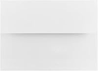 Vista 45 de JAM PAPER Sobres de invitación de papel aluminio A2 - 4 3/8 x 5 3/4 - Blanco con rojo - 50