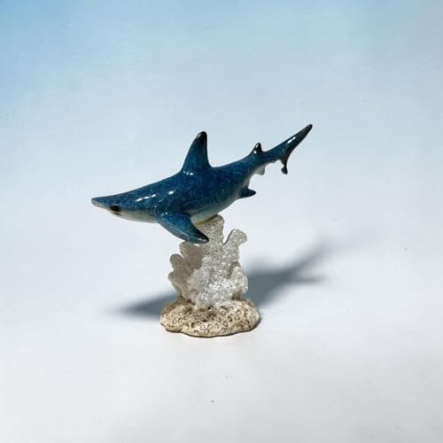 Image of AUGEN Polyresin Two Shark Statue Showpiece for Home Decor Decoration and Gifting (Set of 2)(1767F712, 10.5cm)