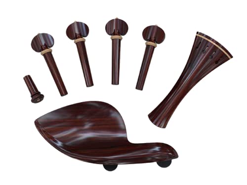 BOGARO & CLEMENTE Komplett-Set Violinenkinn Guarner, Saitenhalter 