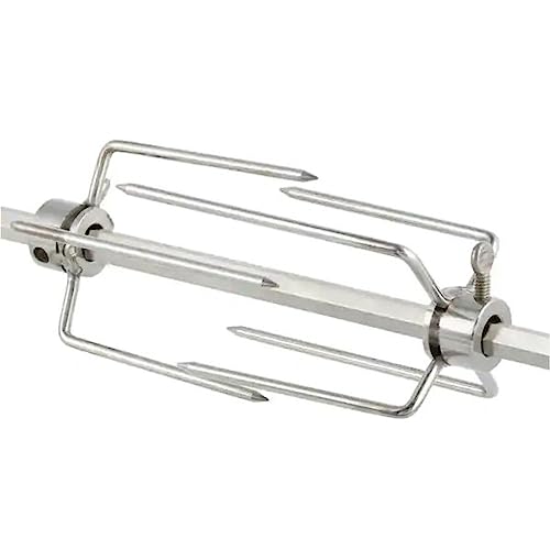 Image of Spire 32 in. Rotisserie Grilling Kit with Motor, 2 Forks, Stainless Steel