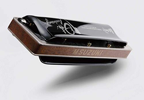 Suzuki 10 trous harmonica Manji 10e anniversaire modèle M-20X clé de C - Les Beatles, Paul McCartney, John Lennon, RIngo Starr, George Harrison Suzuki 10 trous harmonica Manji 10e anniversaire modèle M-20X clé de C – Image 3