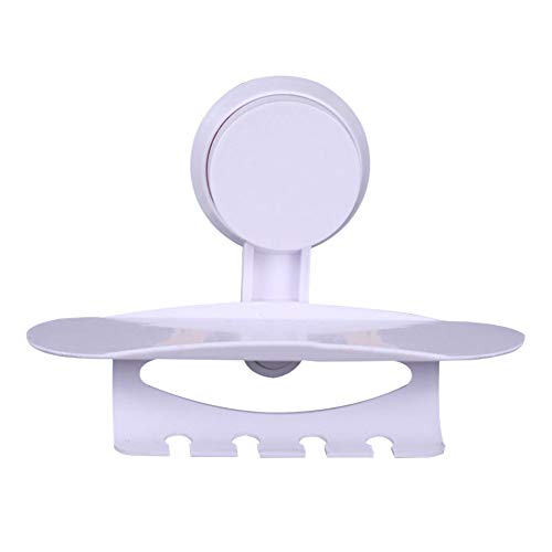 Morehappy7 Soporte para Cepillo de Dientes u0096 Soporte de Pared para Pasta de Dientes con Ventosa Organizador, Blanco