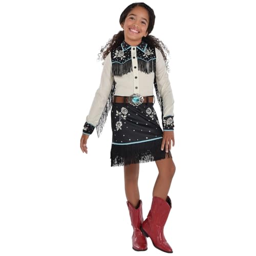 Disfraz occidental moderno para niña talla grande miniatura 2