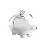 Vera Wang Infinity Baby Piggy Bank, Silver