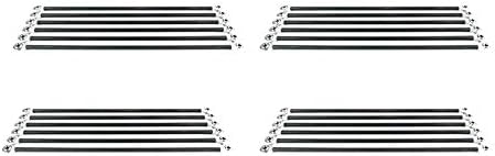 review satson 6Pcs/Set Parallel Manipulator Fisheye Carbon Rod Kits for 20Cm Screws Kossel 3D Printer Parts Accessories