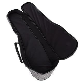Generic Sac à dos étanche pour ukulélé soprano de 53,3 cm, avec bandoulière, poignée, housse rembourrée en lin, gris - Les Beatles, Paul McCartney, John Lennon, RIngo Starr, George Harrison Generic Sac à dos étanche pour ukulélé soprano de 53,3 cm, avec bandoulière, poignée, housse rembourrée en lin, gris – Image 7