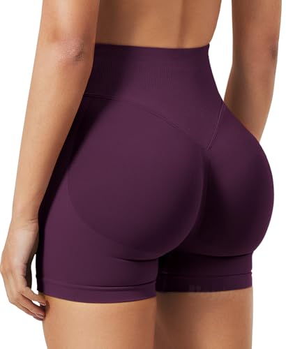 Image of VOYJOY Women Workout Impact Shorts 2.5 inch / 3.6 inch / 4.5 inch / 6 inch Scrunch Butt Booty | Tummy Control, High Waisted, Bike Short, Gentle Compression, for Women